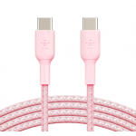 Belkin CAB004bt2MPK USB-C 至 USB-C 編織充電線纜 (粉紅色) (2米)